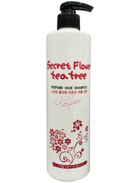 Bosnic  Шампунь для волос с маслом чайным дерева Secret Flower Tea Tree Perfume Hair Shampoo