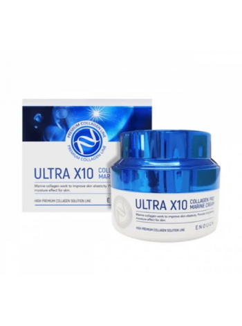 Увлажняющий крем с коллагеном  ENOUGH Ultra X10 Collagen Pro Marine Cream