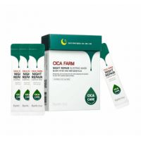 Восставливающая ночная маска в саше с центеллой азиатской FARMSTAY Cica Farm Night Repair Sleeping Mask