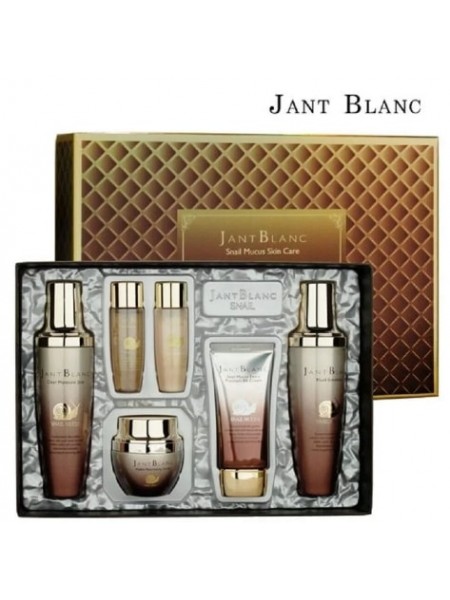 Подарочный набор косметики с  экстрактом улитки  JANT BLANC Snail Mucus Skin Care 4 Set