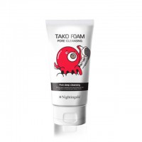 Пенка для жирной кожи  NIGHTINGALE Tako Foam Pore Cleansing 
