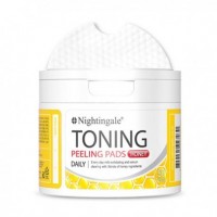 Тонизирующие пилинг пэды с медом NIGHTINGALE Toning Peelings Pads Honey 