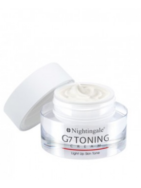 Nightingale G7 Toning Cream Крем для лица осветляющий с Глутатионом и растительными экстрактами