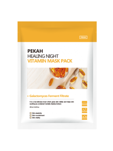 PEKAH  Вечерняя восстанавливающая витаминная маска (набор 5 шт.) PEKAH Healing Night Vitamin Mask Pack 