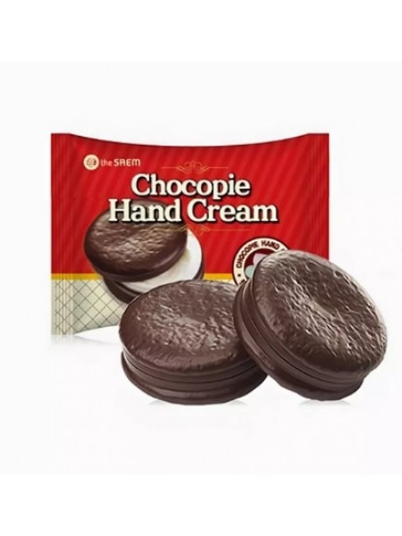 Крем для рук печенье со сливками The Saem Chocopie Hand Cream Cookies & Cream 