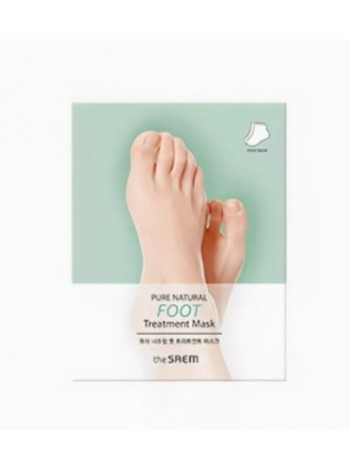 The Saem Маска для ног  PURE NATURAL Foot Treatment Mask 8гр*2