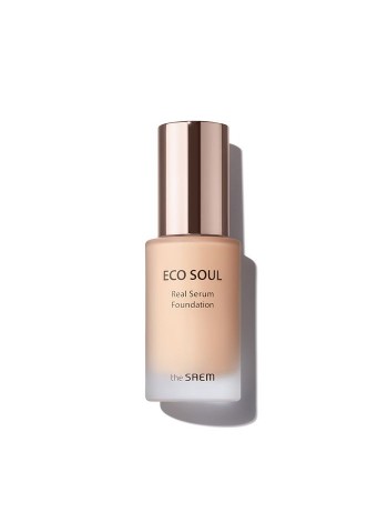 Увлажняющая сыворотка -тональная основа THE SAEM Eco Soul Real Serum Foundation SPF50+ PA++++