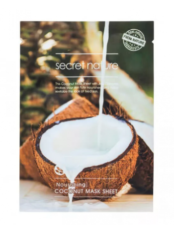 Secret Nature Nourishing Coconut Mask Sheet Питательная маска для лица с кокосом