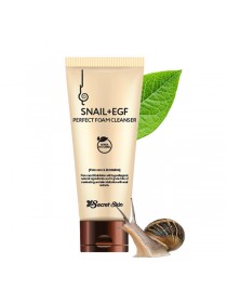 Пенка для умывания с муцином улитки и EGF Secret Skin Snail+EGF Perfect Foam Cleanser  