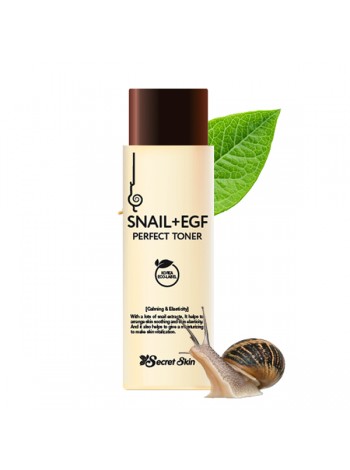 Secret Skin Snail+EGF Perfect Toner Тонер для лица с экстрактом улитки 