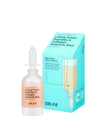 Антивозрастная ампула-шот лифтинг с пептидами и коллагеном  DR.F5  Lifting power peptides and collagen, 15мл