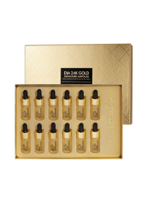 Ампульная сыворотка с золотом и пептидами  Medi-Peel 24К Dia 24K Gold Signature Ampoule 10мл*12шт 