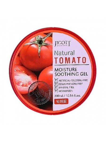 Увлажняющий успокаивающий гель с экстрактом томата Jigott Natural Tomato Moisture Soothing Gel 