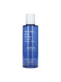 Тонер с коллагеном и AHA/BHA/PHA кислотами FarmStay DR.V8 Solution Collagen Peeling Toner