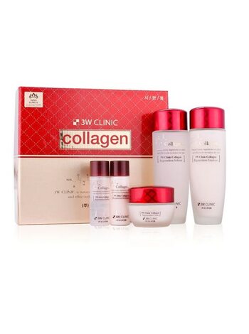 Набор регенерирующих средств с коллагеном 3W Clinic Collagen Skin Care 3 Items Set