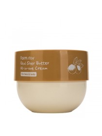 Питательный крем для лица и тела с маслом ши FarmStay Real Shea Butter All-In-One Cream 300ml