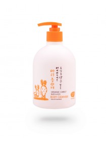 Детский гель для купания Whamisa Organic Carrot Baby&Kids Body Cleanser (Natural Fermentation)