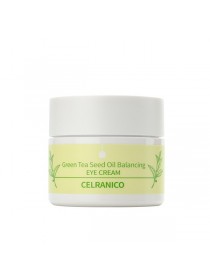 Крем для зоны вокруг глаз на основе зелёного чая CELRANICO Green Tea Seed Oil Balancing Eye Cream, 30ml