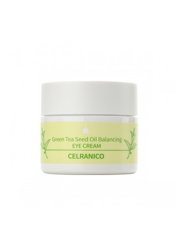 Крем для зоны вокруг глаз на основе зелёного чая CELRANICO Green Tea Seed Oil Balancing Eye Cream, 30ml