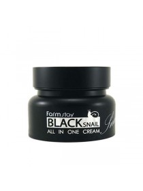Крем для зоны вокруг глаз с муцином черной улитки FarmStay Black Snail All In One Eye Cream