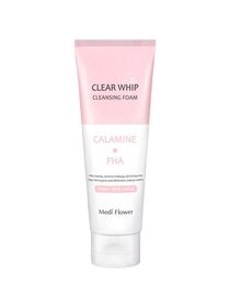 MediFlower Пенка для умывания минеральная - Medi flower clear whip cleansing foam calamine, 120мл