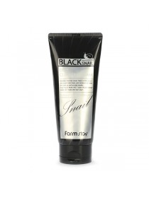 Пенка для лица с муцином чёрной улитки FarmStay Black Snail Deep Cleansing Foam