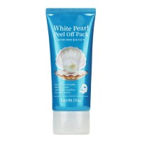 Маска-плёнка для сияния кожи FarmStay White Pearl Peel Off Pack