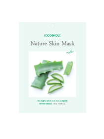 Маска тканевая с алоэ  FOODAHOLIC Aloe Nature Skin Mask (23ml)