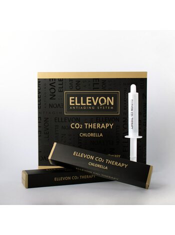 Неинвазивная карбоскитерапия для лица Ellevon Co2 Therapy Chlorella