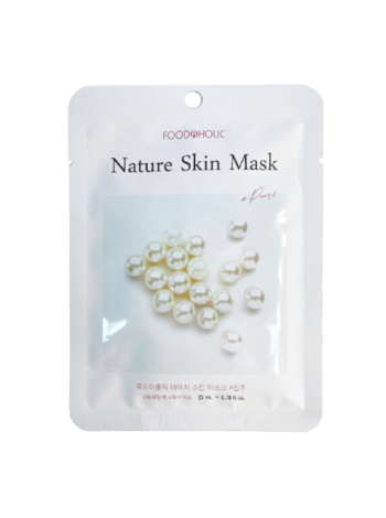 Тканевая маска с жемчугом FFOODAHOLIC Pearl Nature Skin Mask (23ml)