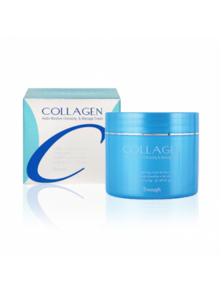 Массажный крем для лица с коллагеном Enough Collagen Hydro Moisture Cleansing & Massage Cream 