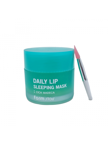  Ночная маска для губ  с центеллой FarmStay Daily Lip Sleeping Mask Cica