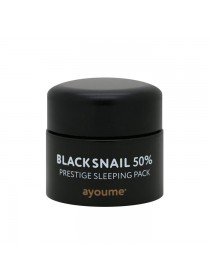 Ночная маска с муцином черной улитки AYOUME BLACK SNAIL PRESTIGE SLEEPING PACK 50ml
