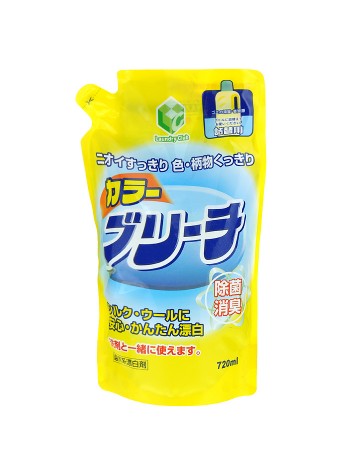Daiichi Color Blich гелевый отбеливатель для деликатных тканей и цветного белья (мягкая экономичная упаковка), 720 мл