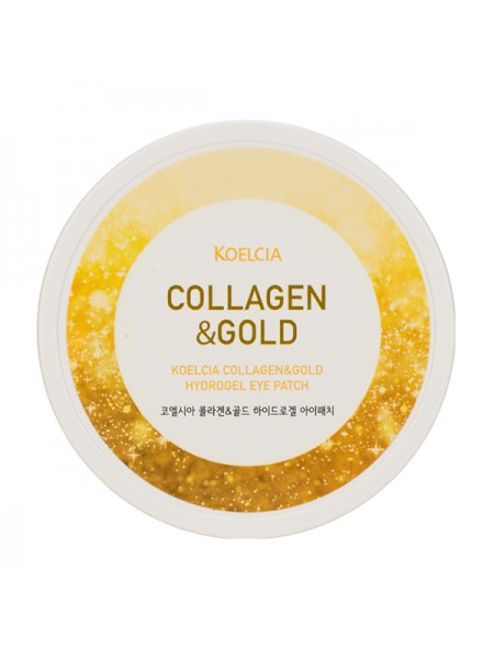 Патчи для глаз с коллагеном и золотом KOELCIA Collagen&Gold Hydrogel Eye Patch 60pcs