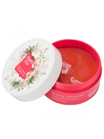 Гидрогелевые патчи с экстрактом розы и керамидами FarmStay Rose & Ceramide Hydrogel Eye Patch