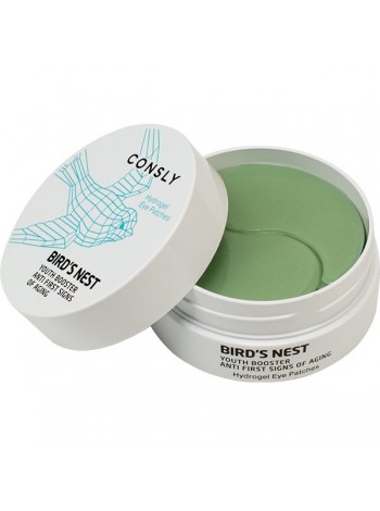 Укрепляющие патчи с экстрактом ласточкиного гнезда Consly Hydrogel Bird's Nest Eye Patches