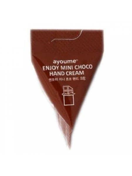Крем для рук в пирамидке с шоколадом AYOUME ENJOY MINI CHOCO HAND CREAM 