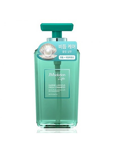Шампунь от перхоти с экстрактом жемчуга JMsolution Life Marine Luminous Fresh V Shampoo