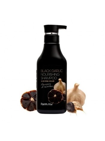 Питательный шампунь с экстрактом черного чеснока FarmStay Black Garlic Nourishing Shampoo, 530ml