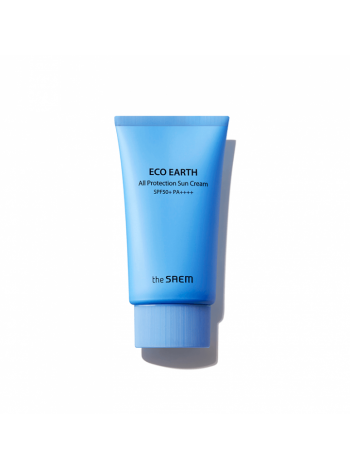 Солнцезащитный крем для чувствительной кожи The Saem Eco Earth All Protection Sun Cream SPF50PA++++