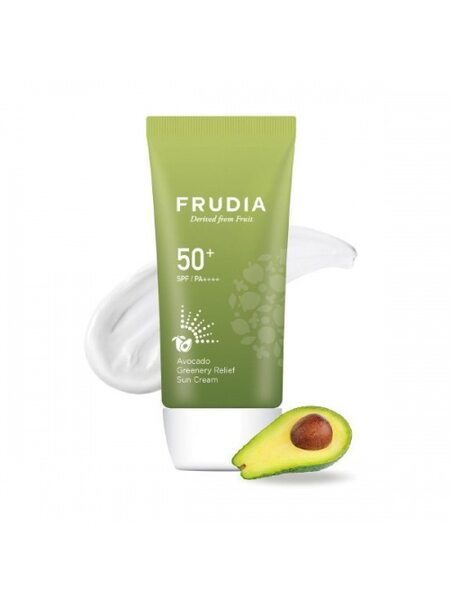 Солнцезащитный крем с авокадо RUDIA Avocado Greenery Relief Sun Cream SPF50+ PA ++++, 50г