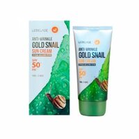 Солнцезащитный крем против морщин с муцином улитки и золотом LEBELAGE Anti-Wrinkle Sun Cream Gold Snail SPF50+ PA+++
