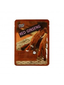 Тканевая маска с женьшенем MAY ISLAND Real Essence Red Ginseng Mask Pack 25мл