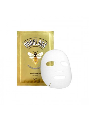 Тканевая маска с золотом и прополисом VT Cosmetics Progloss Mask