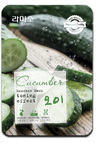 Маска с экстрактом Огурца La Miso Essence Mask Premium Quality Cucumber 
