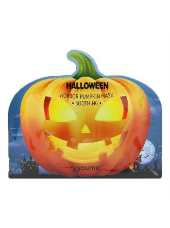 Маска успокаивающая с экстрактом тыквы AYOUME Halloween Horror Pumpkin Mask Soothing