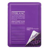 Steblanc Essence Sheet Mask Collagen Тканевая маска для лица укрепляющая с гидролизованным коллагеном