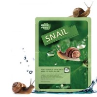 Тканевая маска с улиткой MAY ISLAND Real Essence Snail Mask Pack 25мл