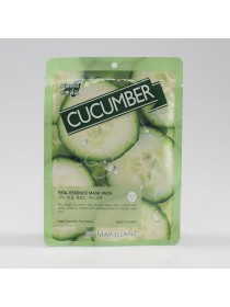 Тканевая маска с огурцом MAY ISLAND Real Essence Mask Pack Cucumber Mask Pack